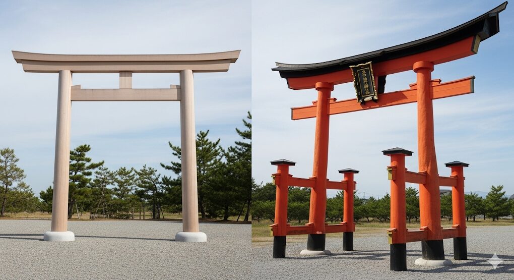 明神鳥居と神明鳥居の違いとは