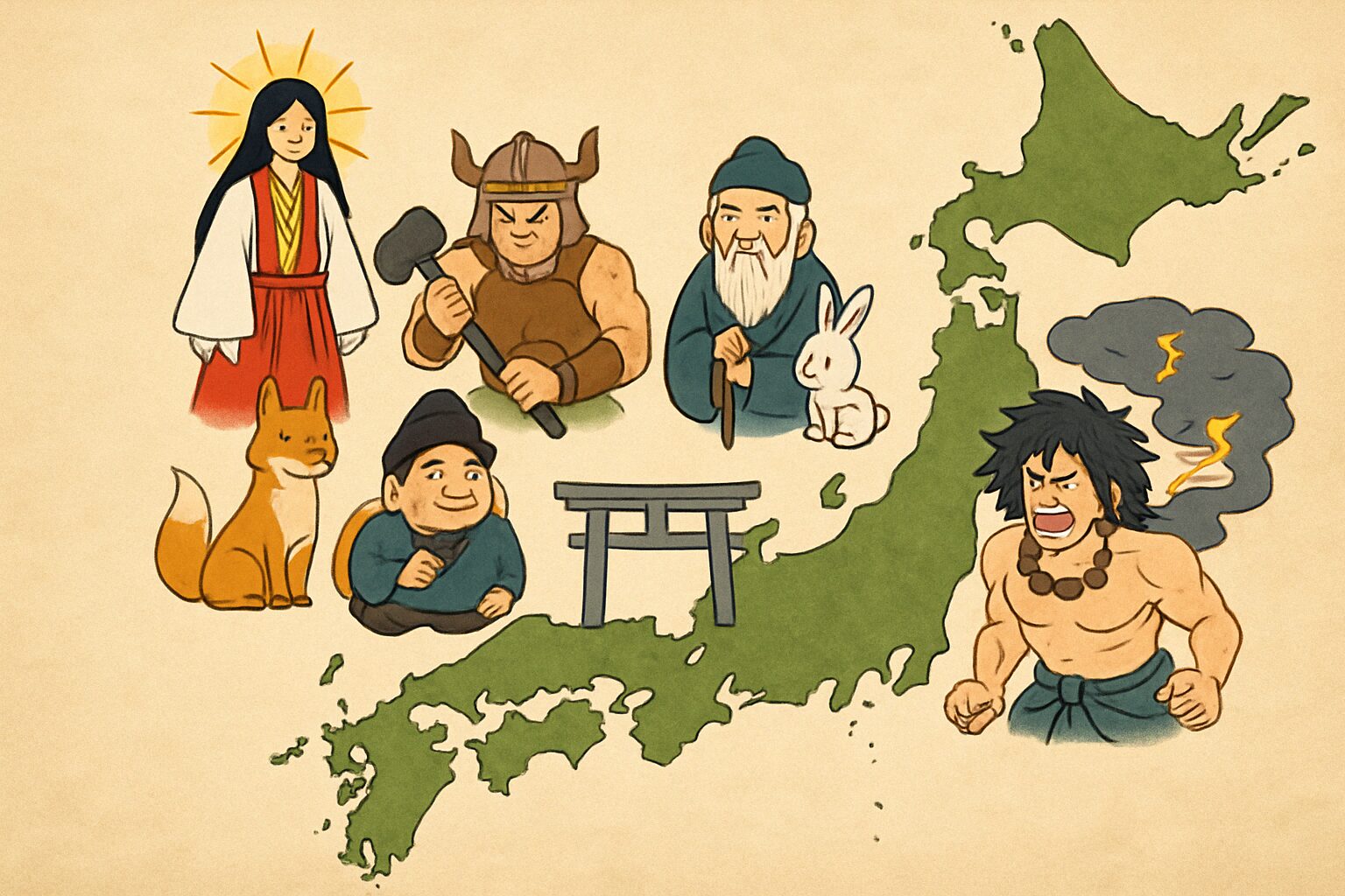 八百万の神は日本だけ?神道の歴史と世界との違い