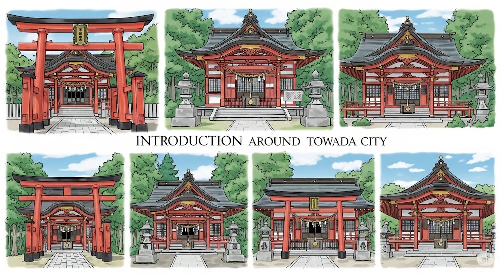 周辺の十和田市の神社を紹介