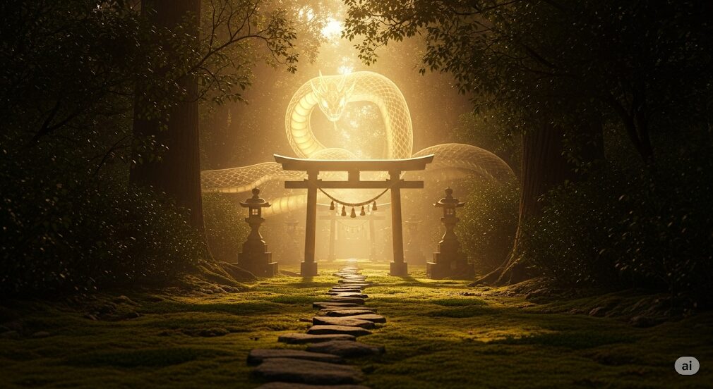 不思議な金蛇水神社