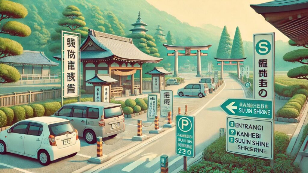金蛇水神社へのアクセス方法と駐車場