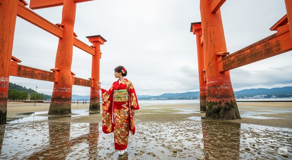 厳島神社で満潮と干潮どっちがいいか迷うなら干潮も体験