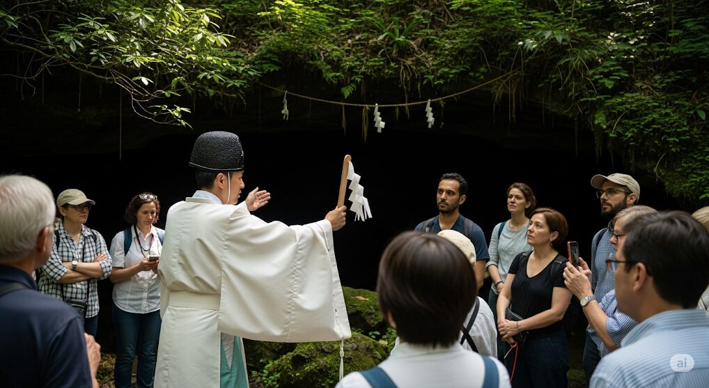 撮影禁止エリアの神聖な雰囲気
