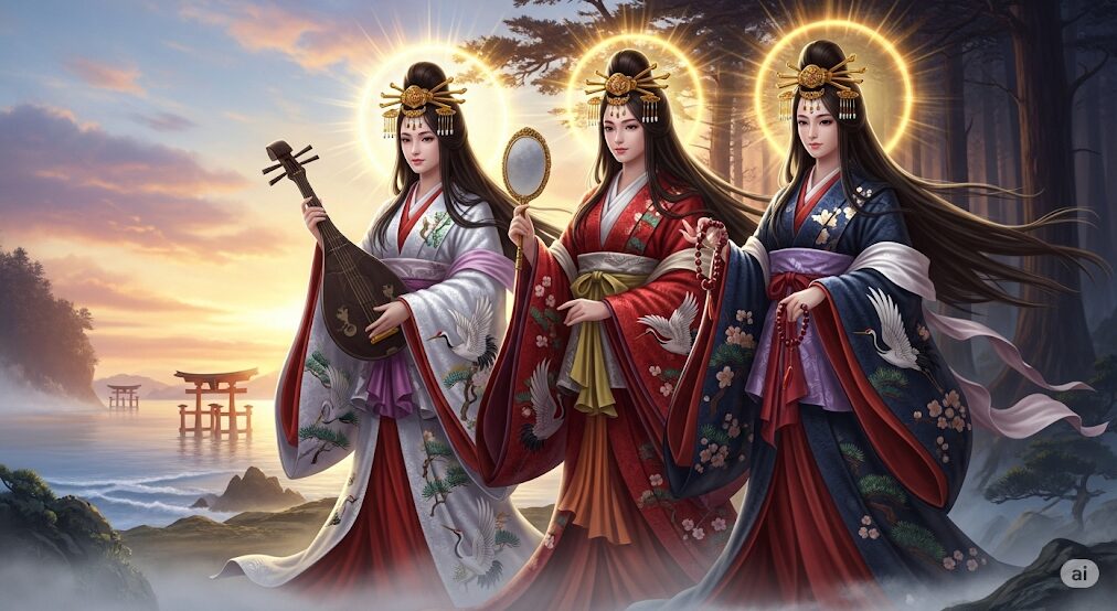祀られている神様、宗像三女神とは