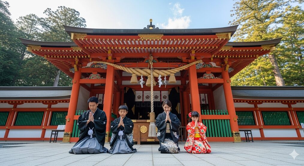 出雲大社と同じ四拍手の参拝作法