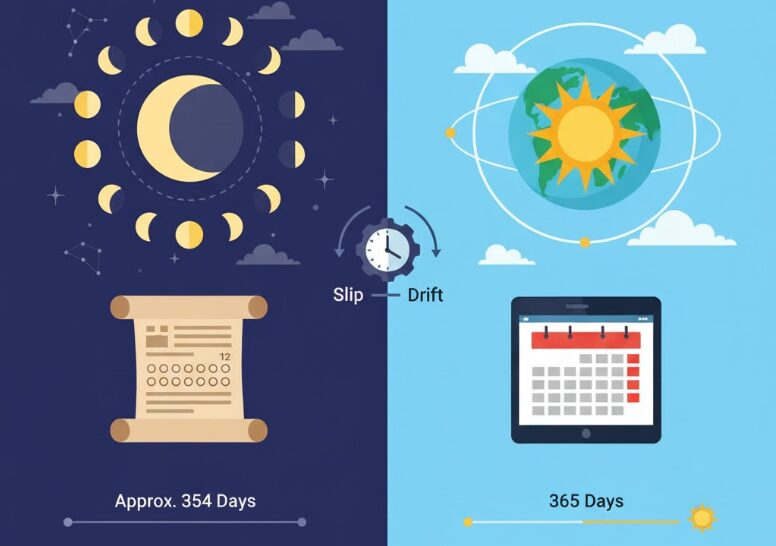 旧暦と新暦のずれが与える影響