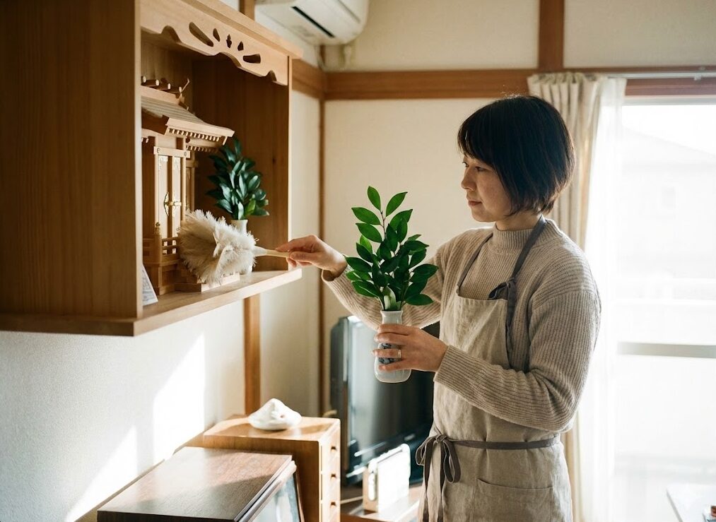 初午の神棚への飾り方と掃除
