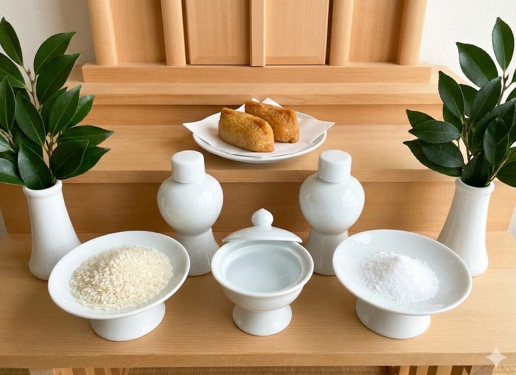 お供えの油揚げと配置のルール
