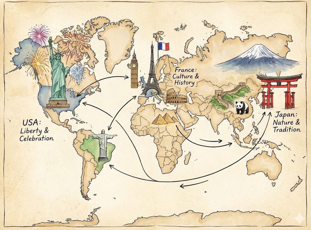 海外の建国記念日と日本の違い