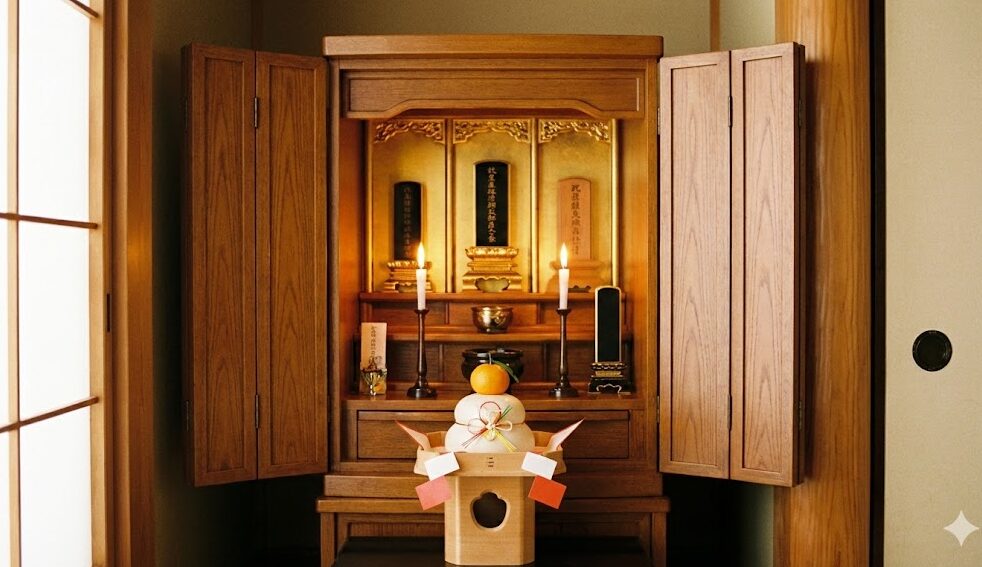 仏壇の扉は開けておくのが一般的
