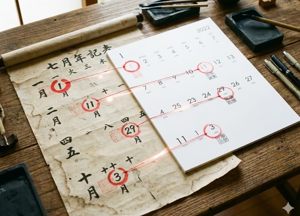 四大節はいつ?現在の日付は?