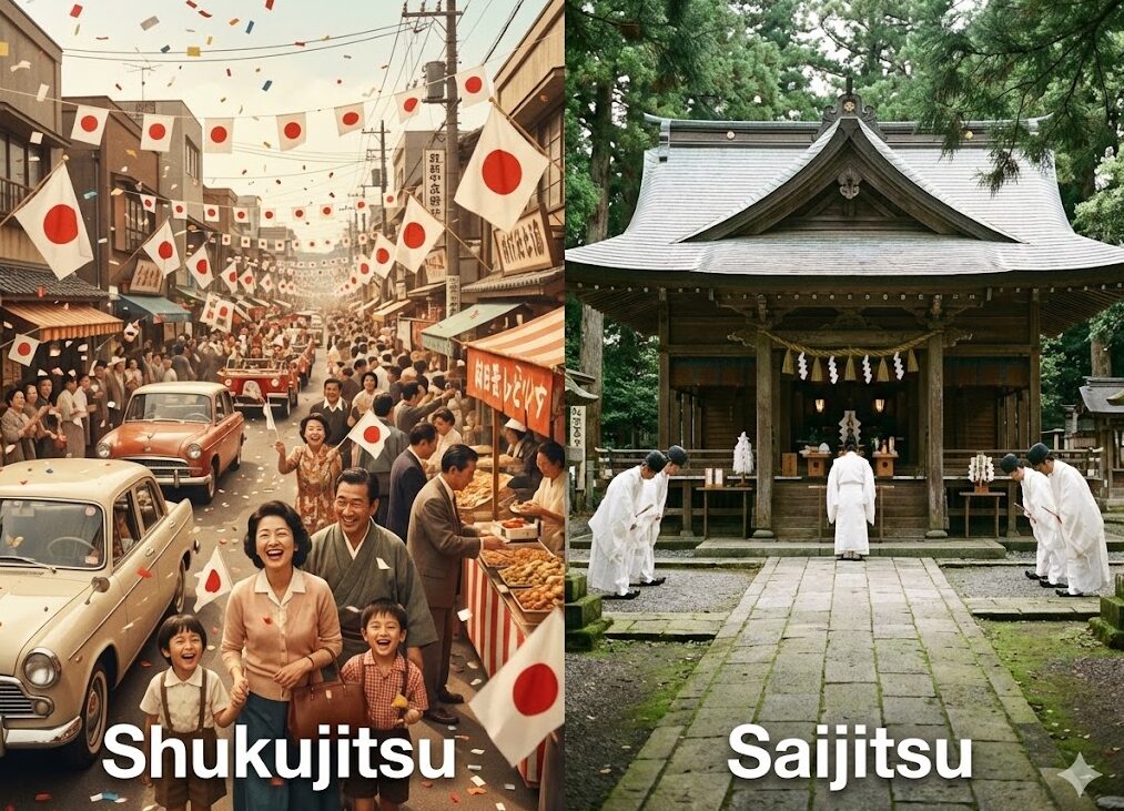 祝日と祭日の違いから学ぶ四大節