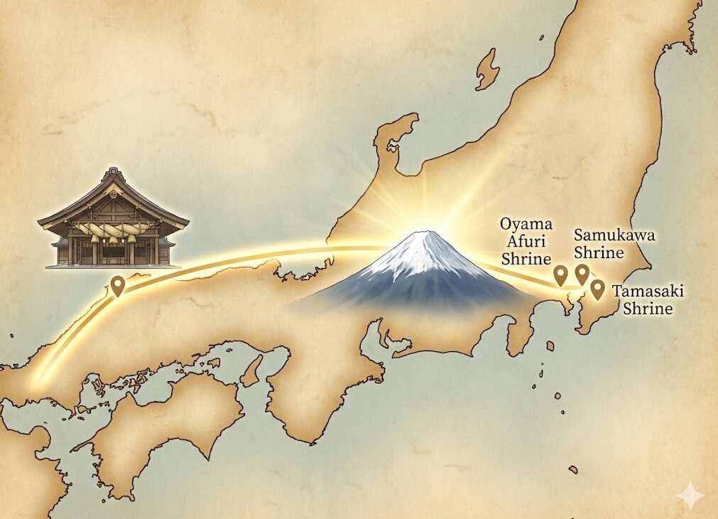 大山阿夫利神社の不思議なレイラインと御来光の謎