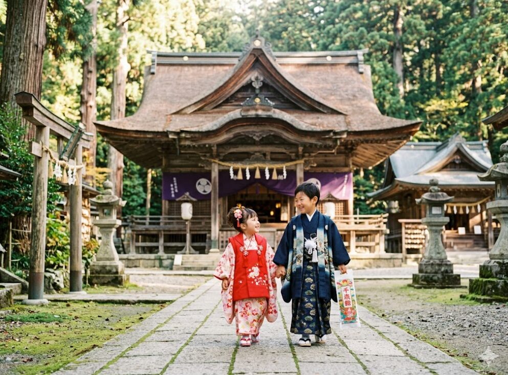 多賀大社でのスピリチュアルな七五三
