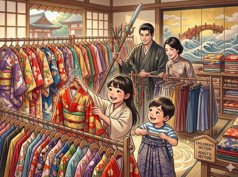 七五三記念パックと衣装選び