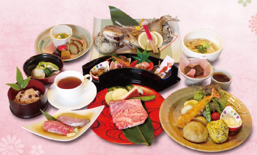 家族で祝うせんなり亭の近江牛とお祝い膳