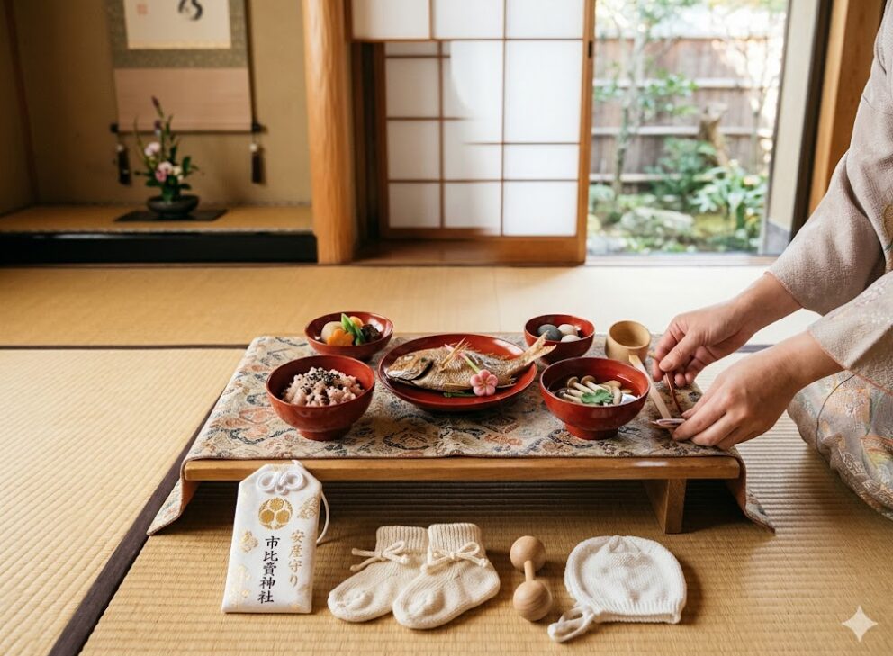 お食い初め発祥の地で授かる子宝や安産の強力な加護
