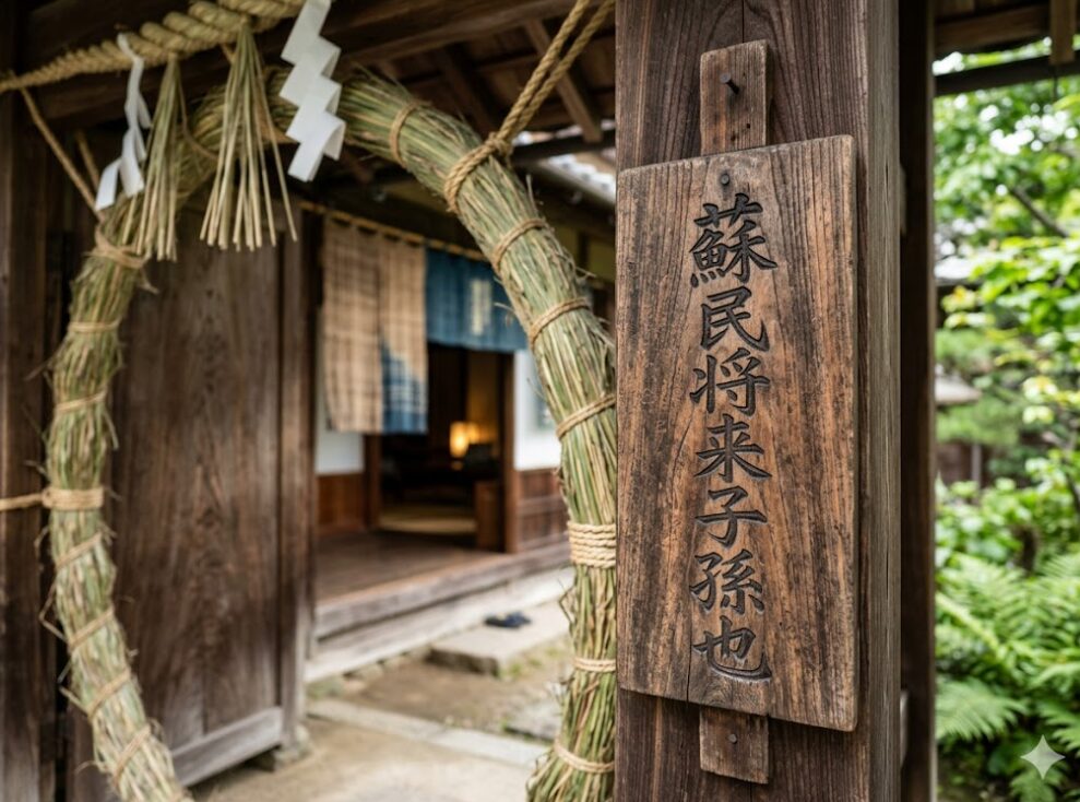 蘇民将来の伝承と護符が作り出す強力なバリアの論理