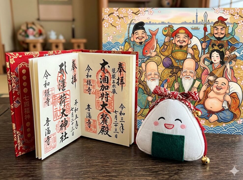 隅田川七福神巡りで見つける御朱印とおむすび