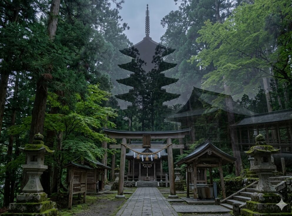 神仏分離の歴史が残した宮寺の解体跡と空間的な欠落感
