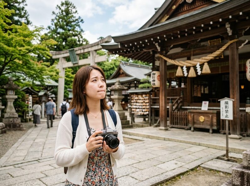 神社で写真撮影はいいのか