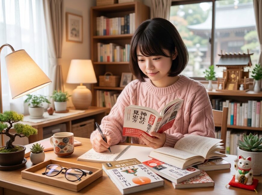 神社の建物の名称を調べている人