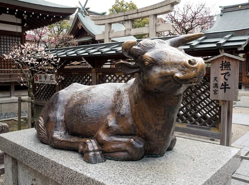 天満宮の牛にはどんな意味？