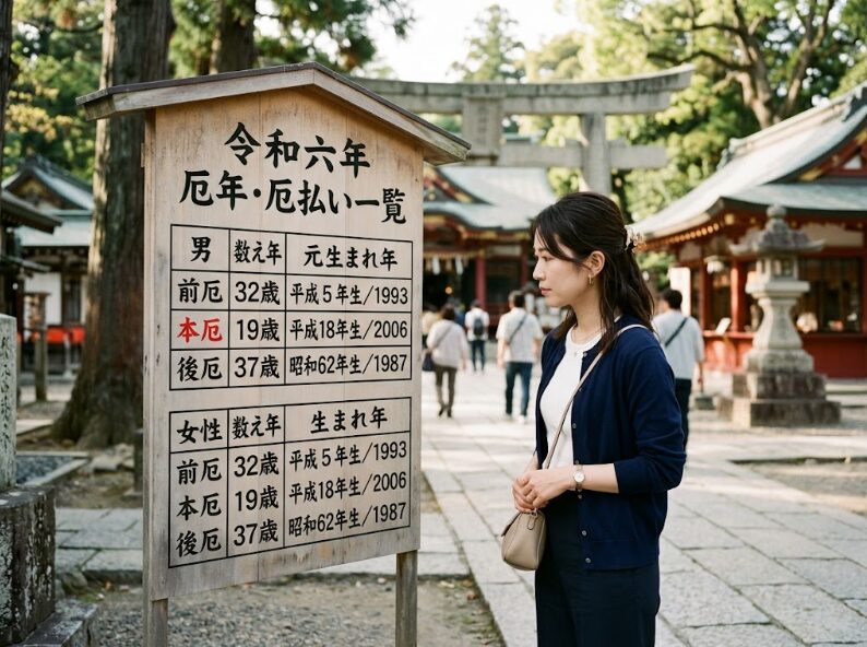 厄払いはいつ受けるのか