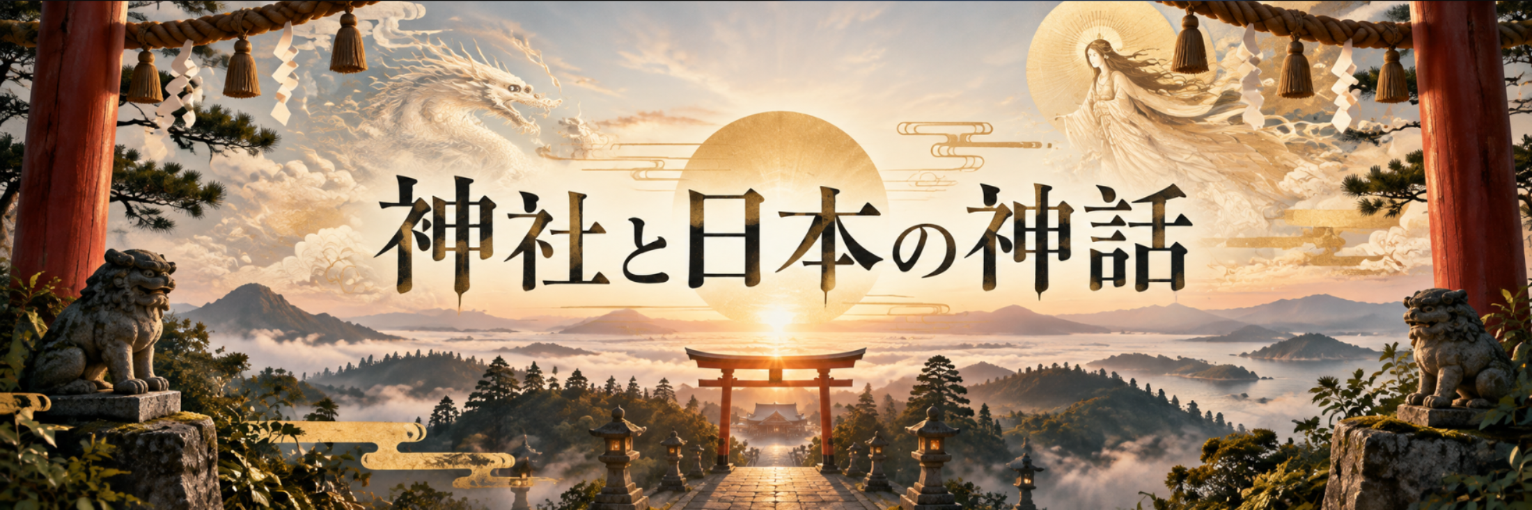 神社と日本の神話ヘッダー画像